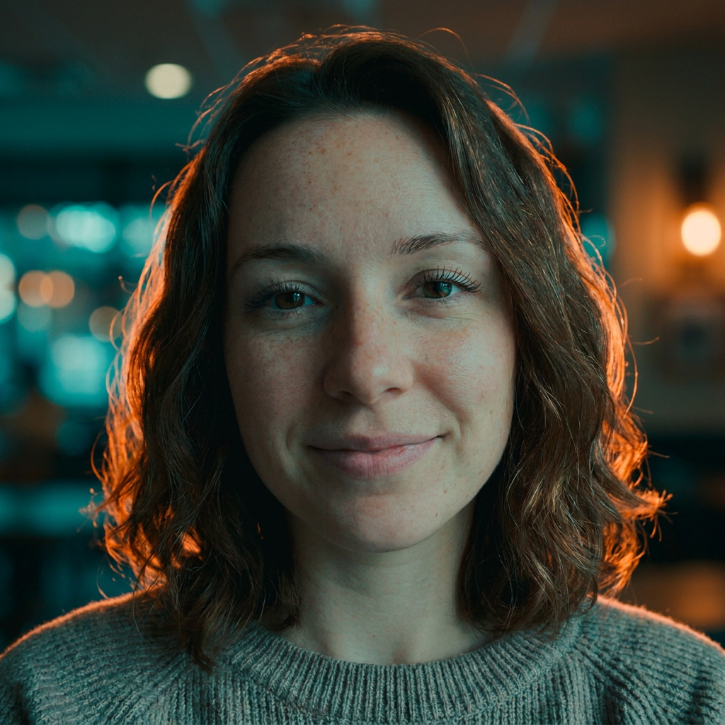 Cinematic AI selfie style