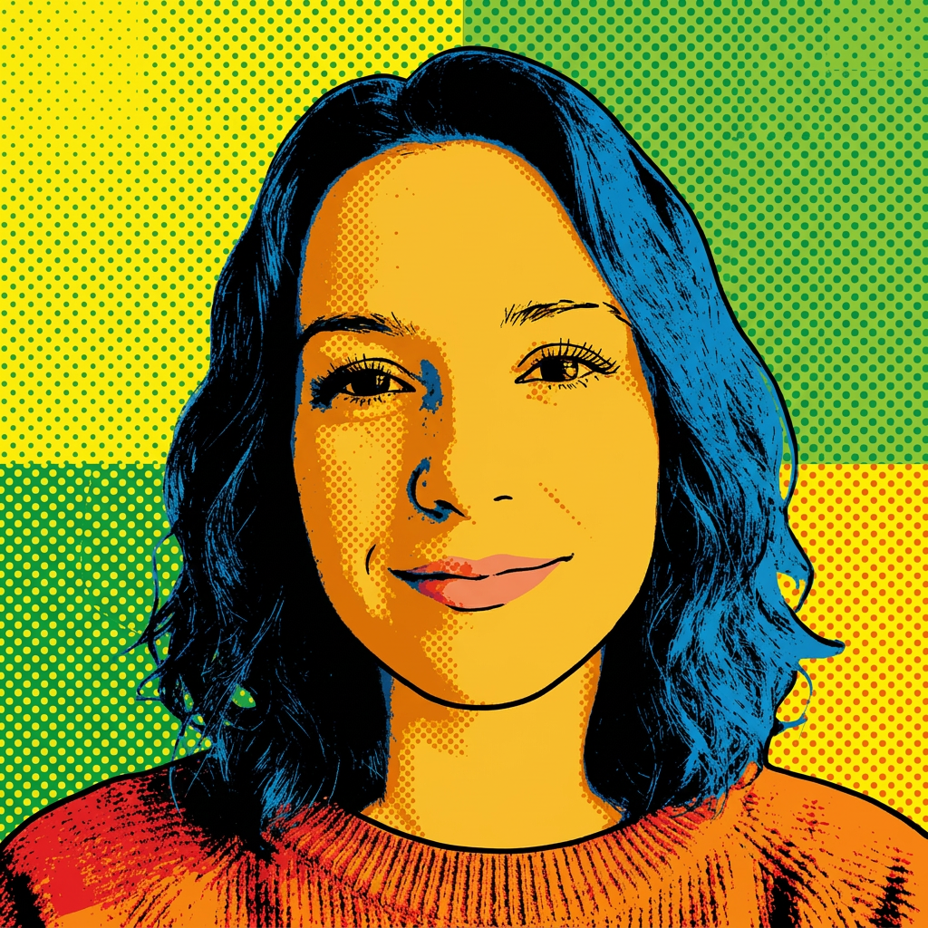 Pop Art AI selfie style
