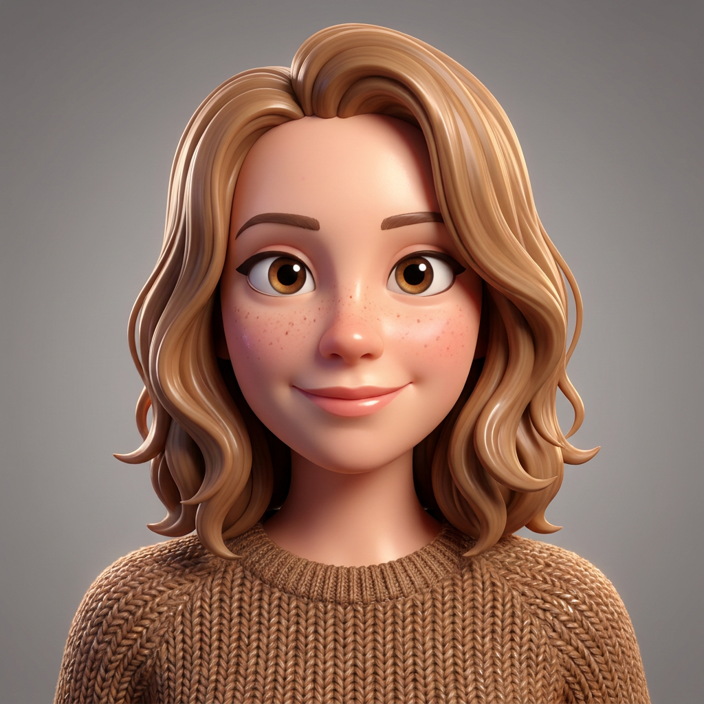 3D Render AI selfie style