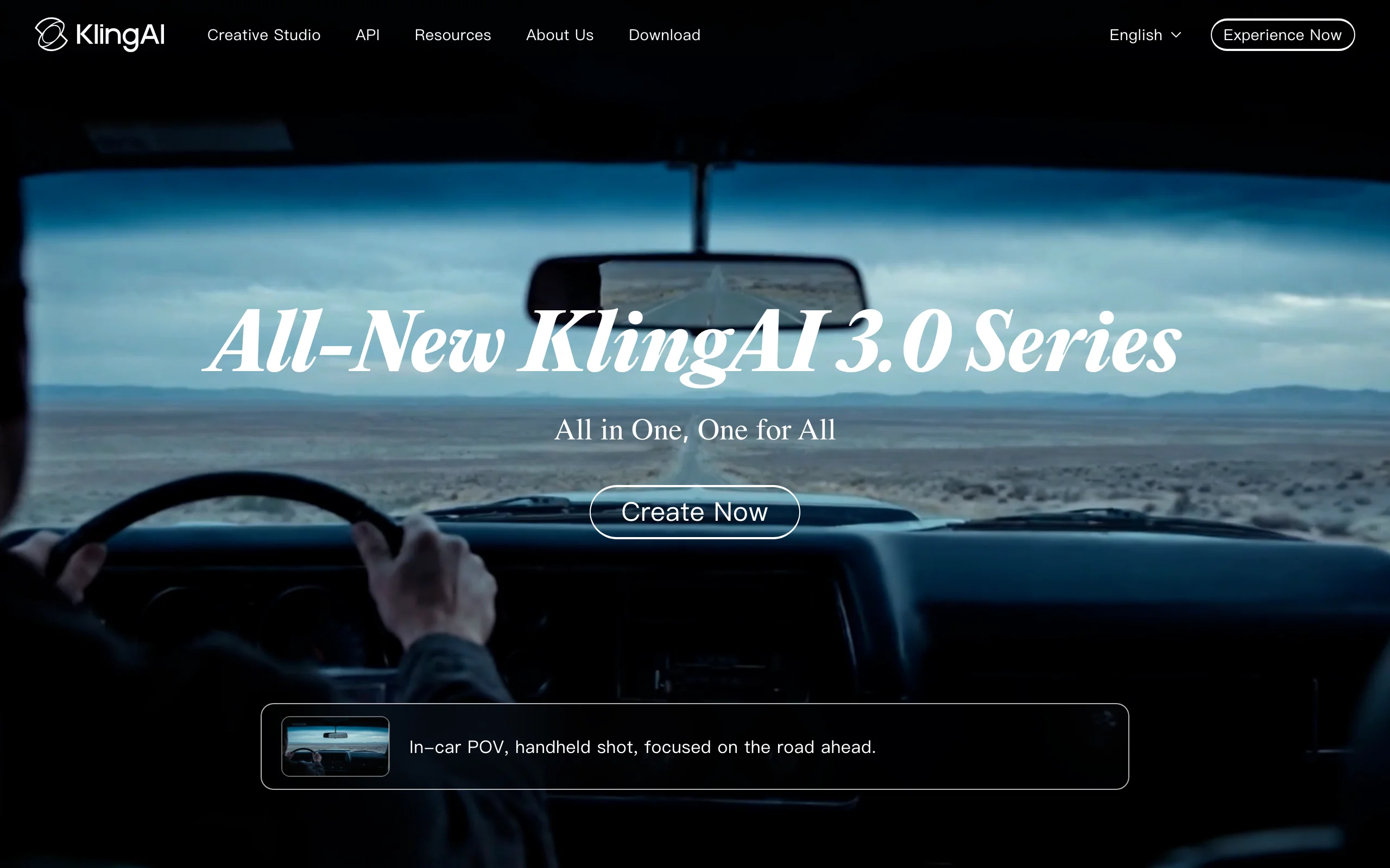 Kling AI 3.0 series homepage, a video model you can prompt for expressive clay characters