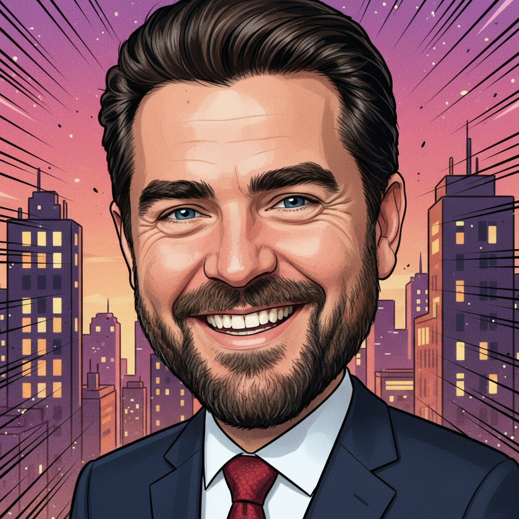 Caricature cartoon style