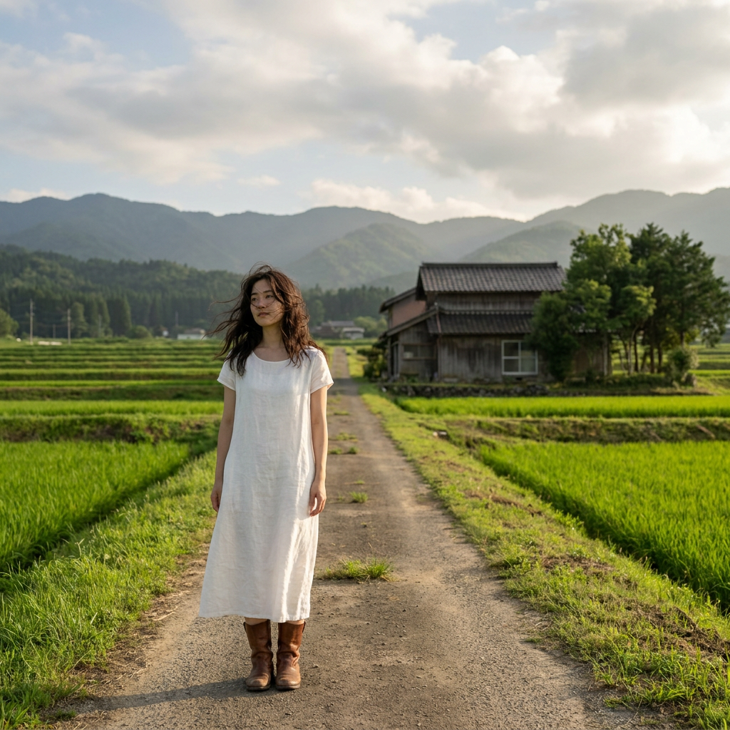 Original photo before Ghibli